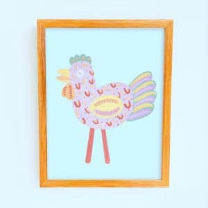 Impresión - Gallina Pastel