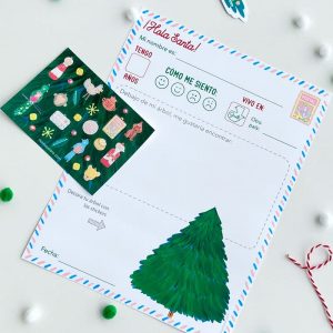 Carta para Santa - Decora tu Árbol de Navidad