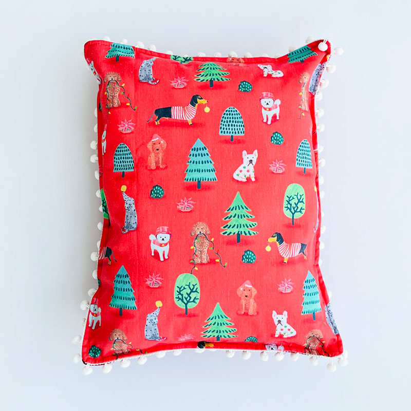 Cojín Decorativo - Perros Navideños